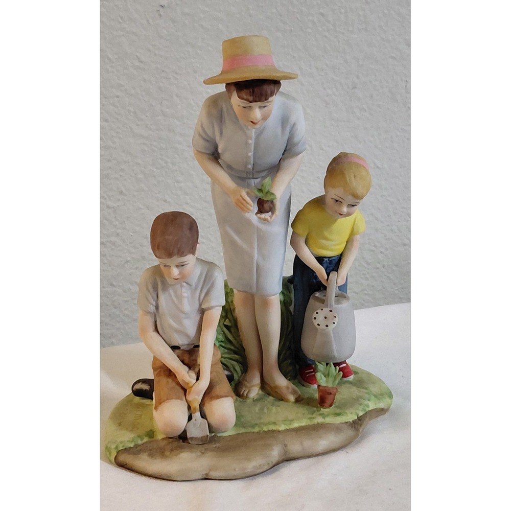 Norman Rockwell Planting The Garden Figurine Americana 1983 Arnart Limited... - Picture 2 of 9